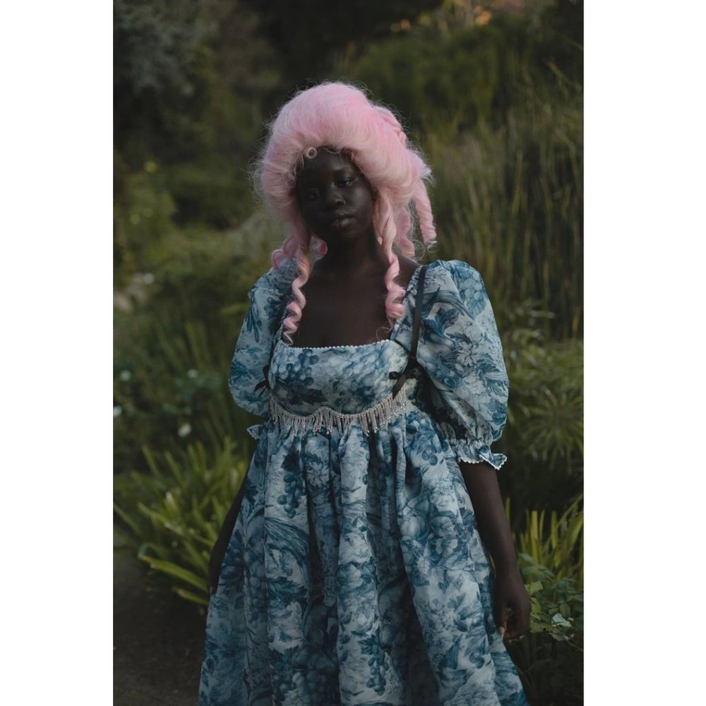 Selkie Louie Toile Puff Gown - XXS - Picture 5 of 7